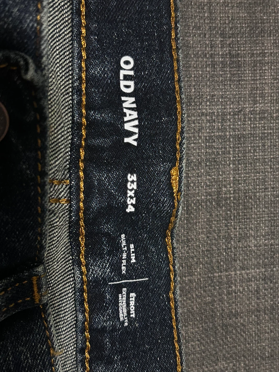 Old Navy Slim Built-In Flex Jeans 33x34 - photo 3