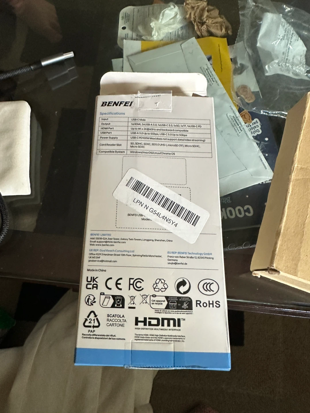 BENFEI USB-C 7-IN-1 Multifunctional Hub - New! - photo 2