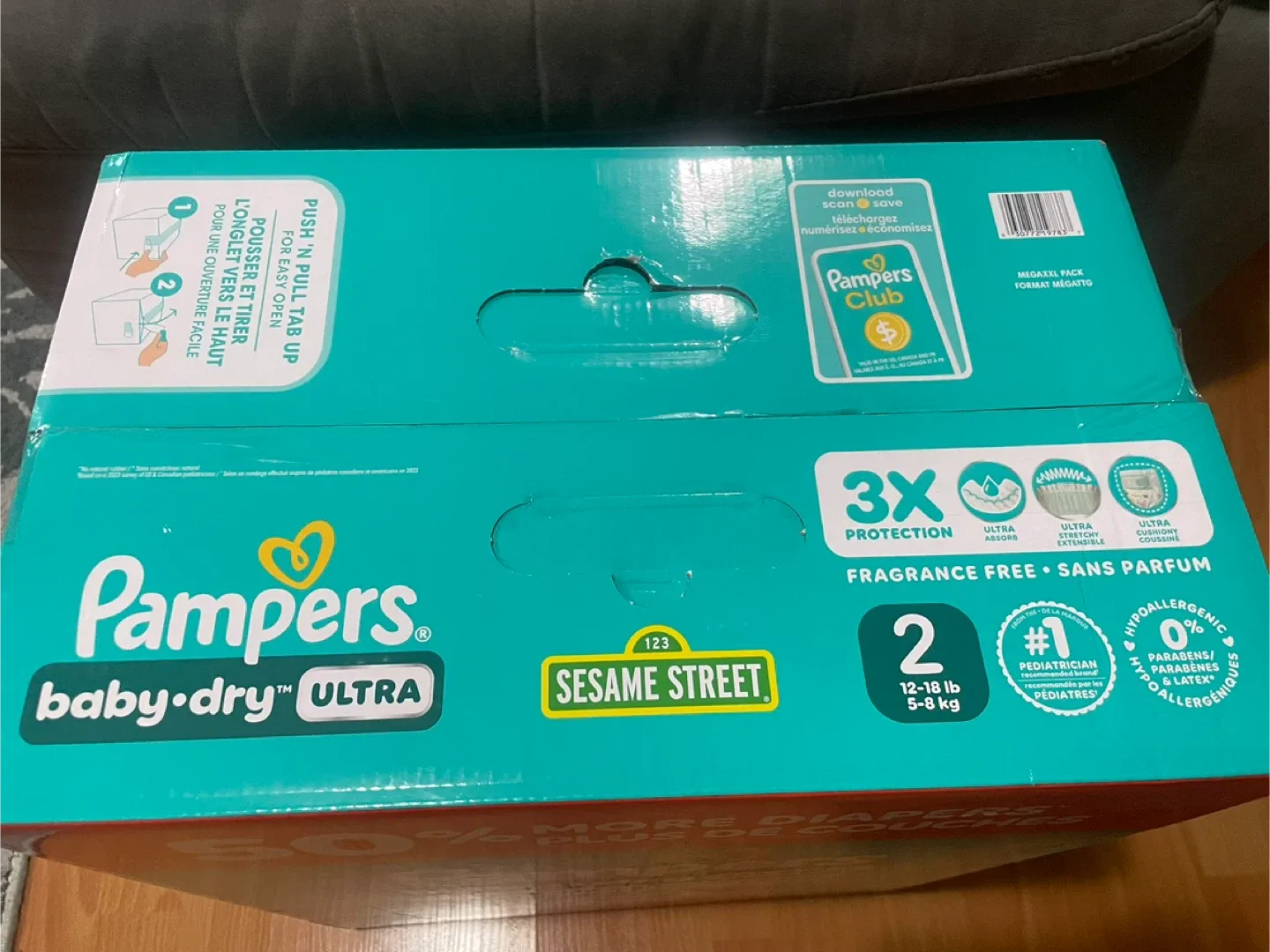Pampers Baby Dry Ultra Diapers Size 2 - 184 Count image indicator(2)