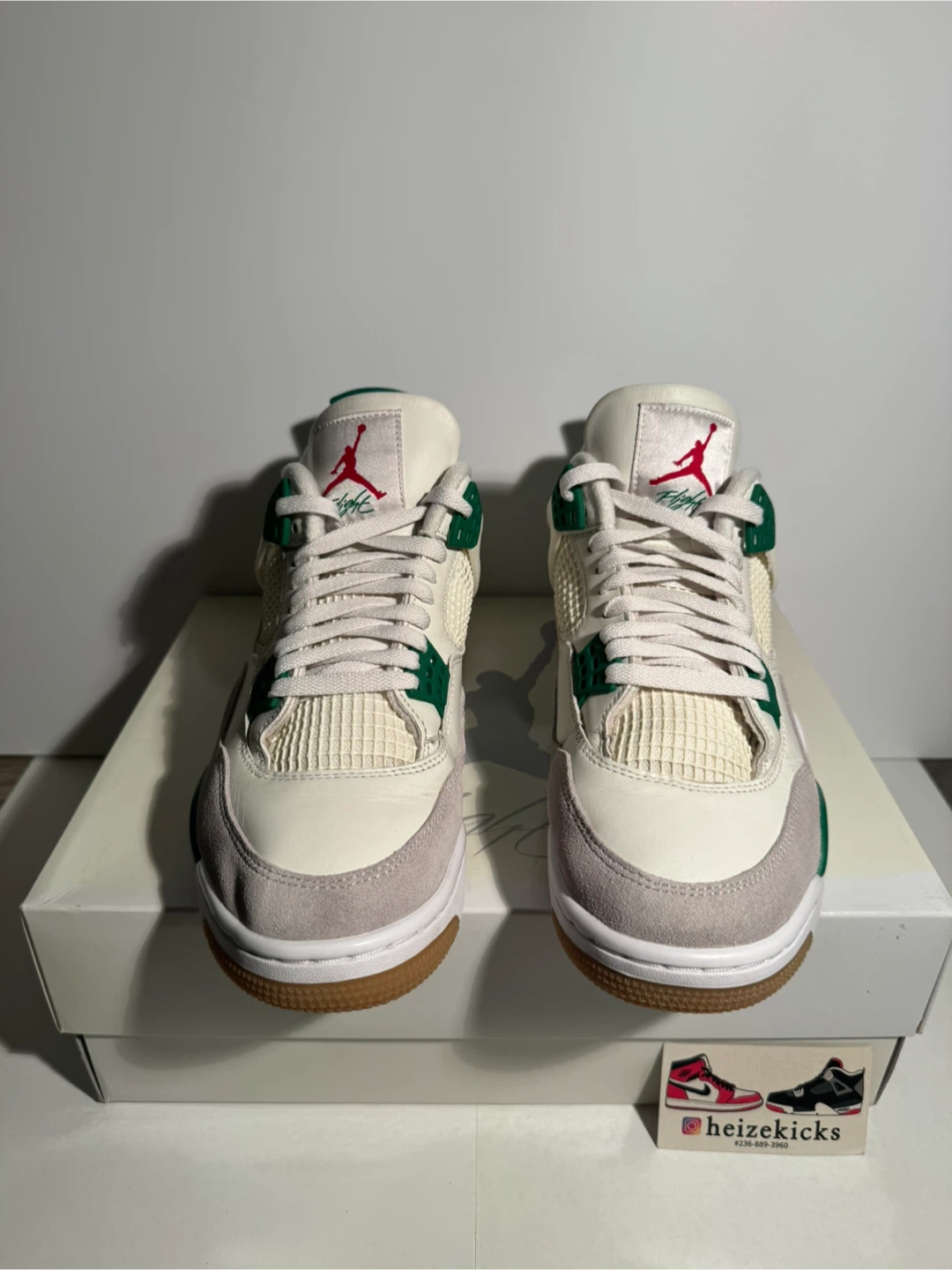 Jordan 4 SB Pine Green size 10 - photo 3