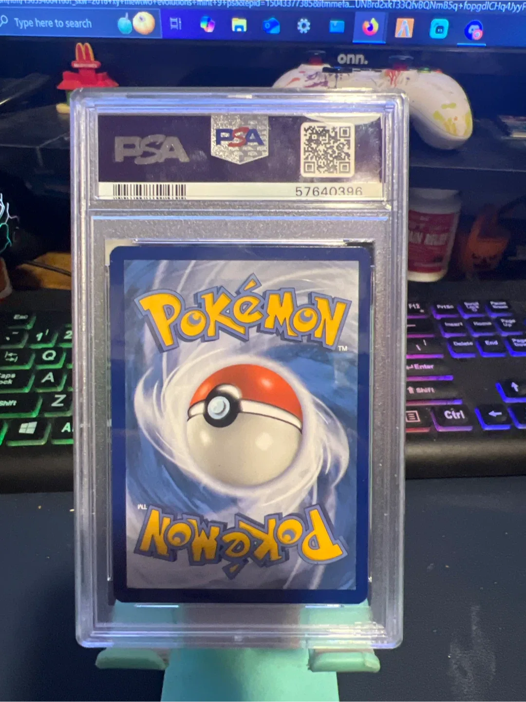 2016 Pokemon XY Evolutions Mewtwo PSA Mint 9 image indicator(2)