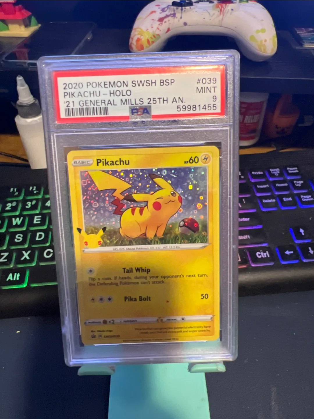 Pikachu Holo Pokemon Card - PSA Mint 9 thumbnail