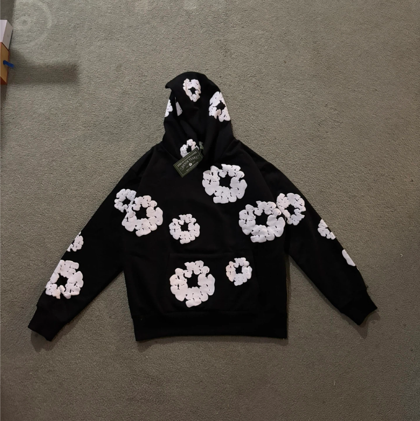 Denim tears hoodie black