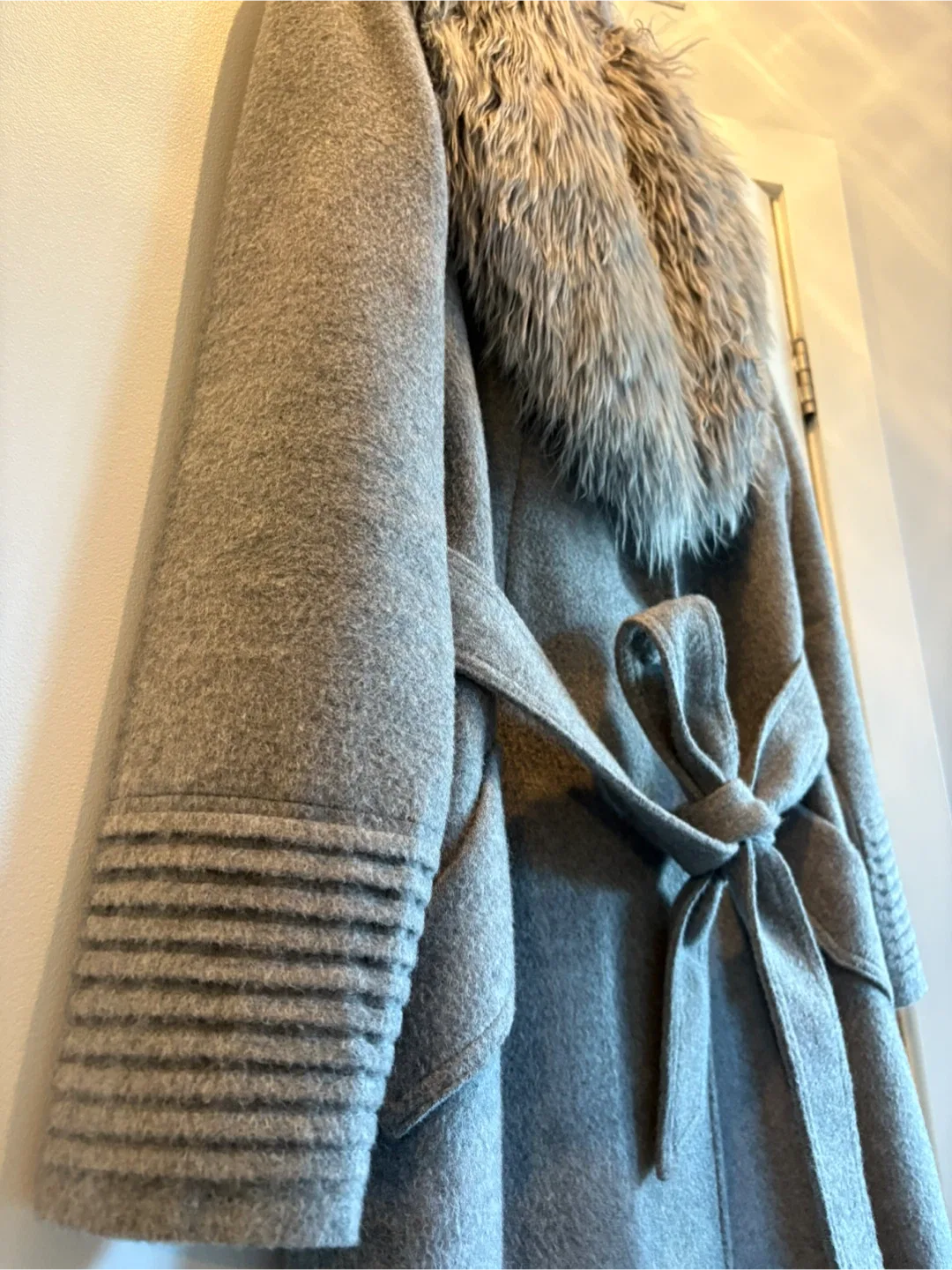 Sentaler Alpaca & Wool Coat - Removeable Collar thumbnail