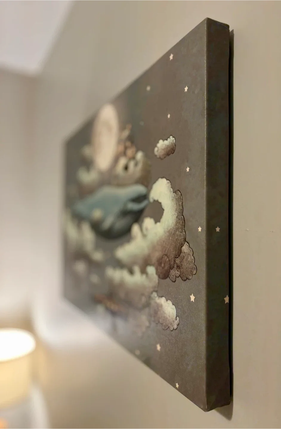 Nursury or Child’s Room Whimsical Whale Artwork image indicator(2)