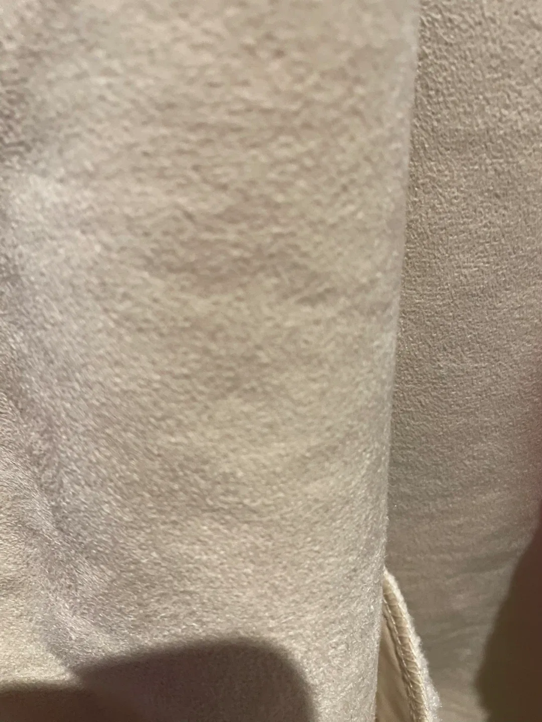 Topshop Cream Faux Shearling Jacket - US 8 image indicator(3)