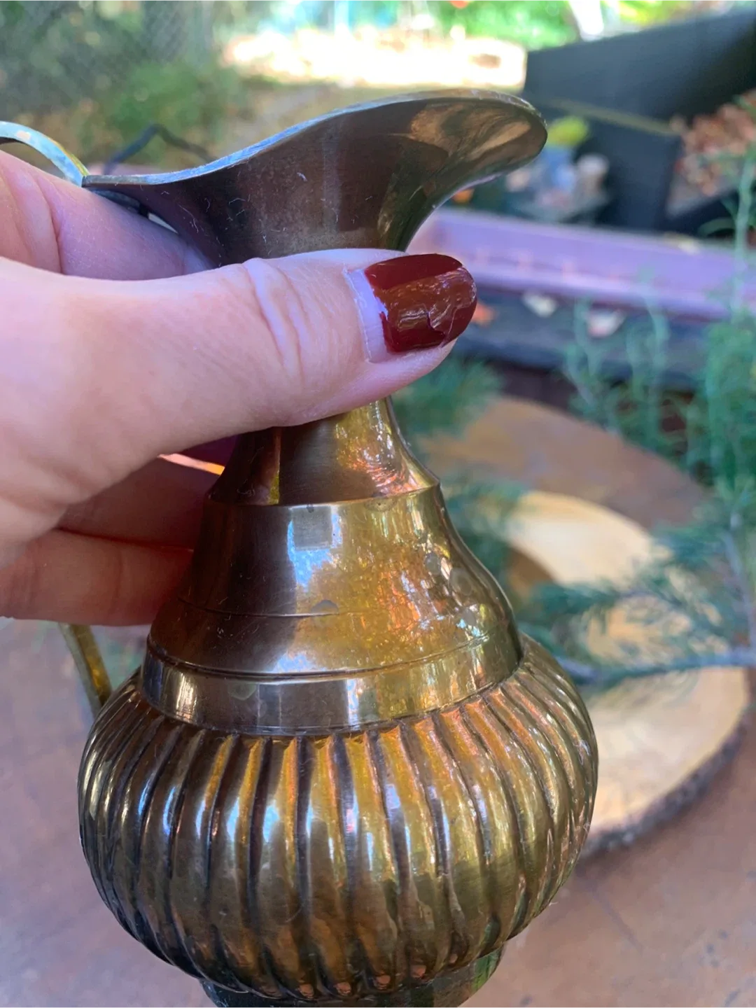 Vintage Brass Pitcher - Made in India image indicator(6)