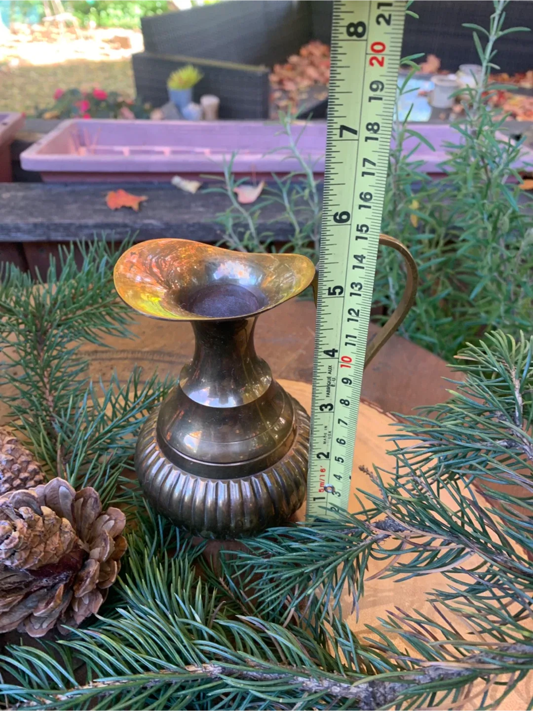 Vintage Brass Pitcher - Made in India image indicator(7)