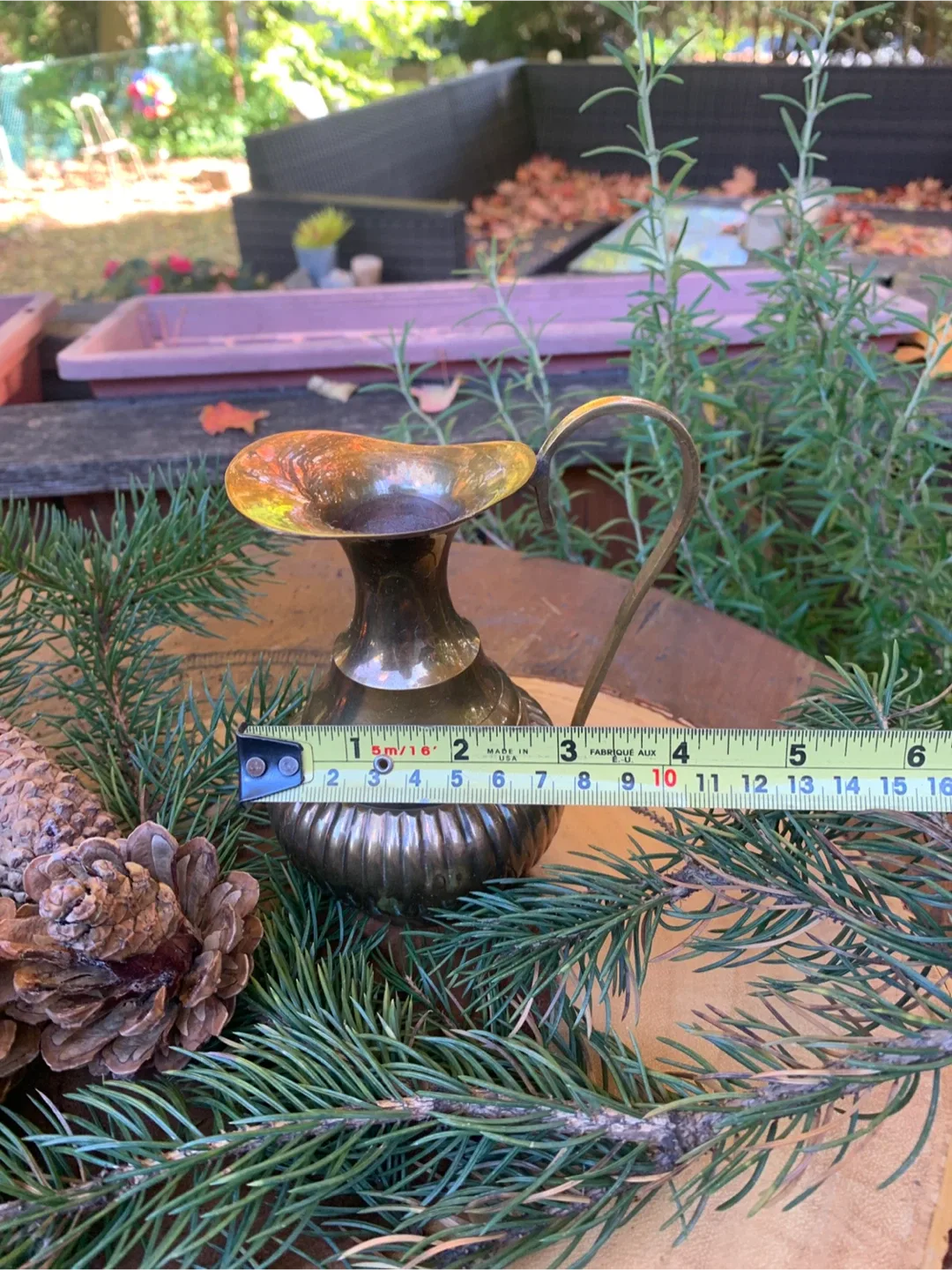 Vintage Brass Pitcher - Made in India image indicator(8)