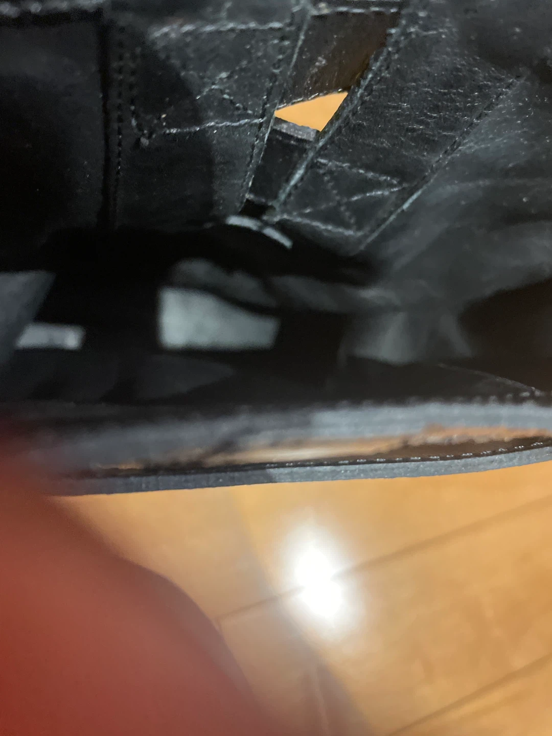 Burberry Black Leather Buckle Boots - Size 39 - photo 5