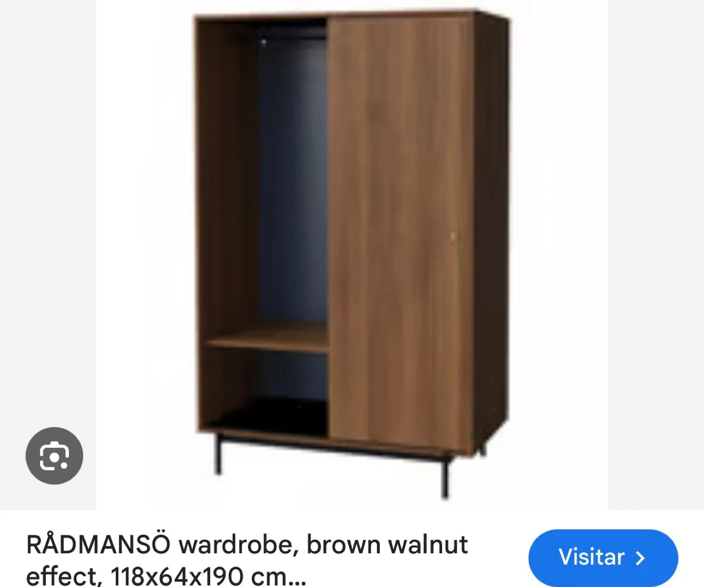 IKEA RÅDMANSÖ Wardrobe - Brown Walnut Effect - photo 2