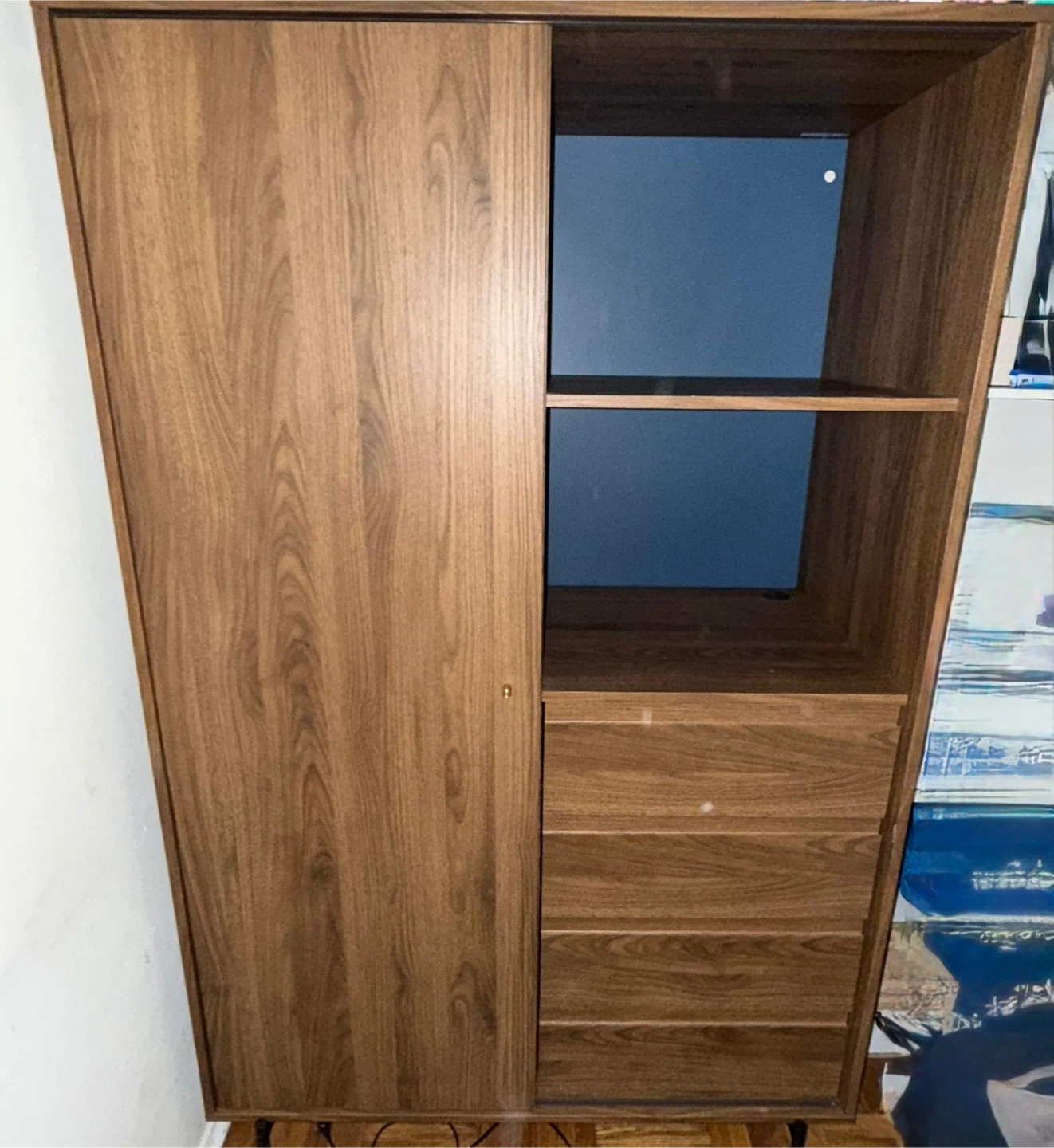 IKEA RÅDMANSÖ Wardrobe - Brown Walnut Effect