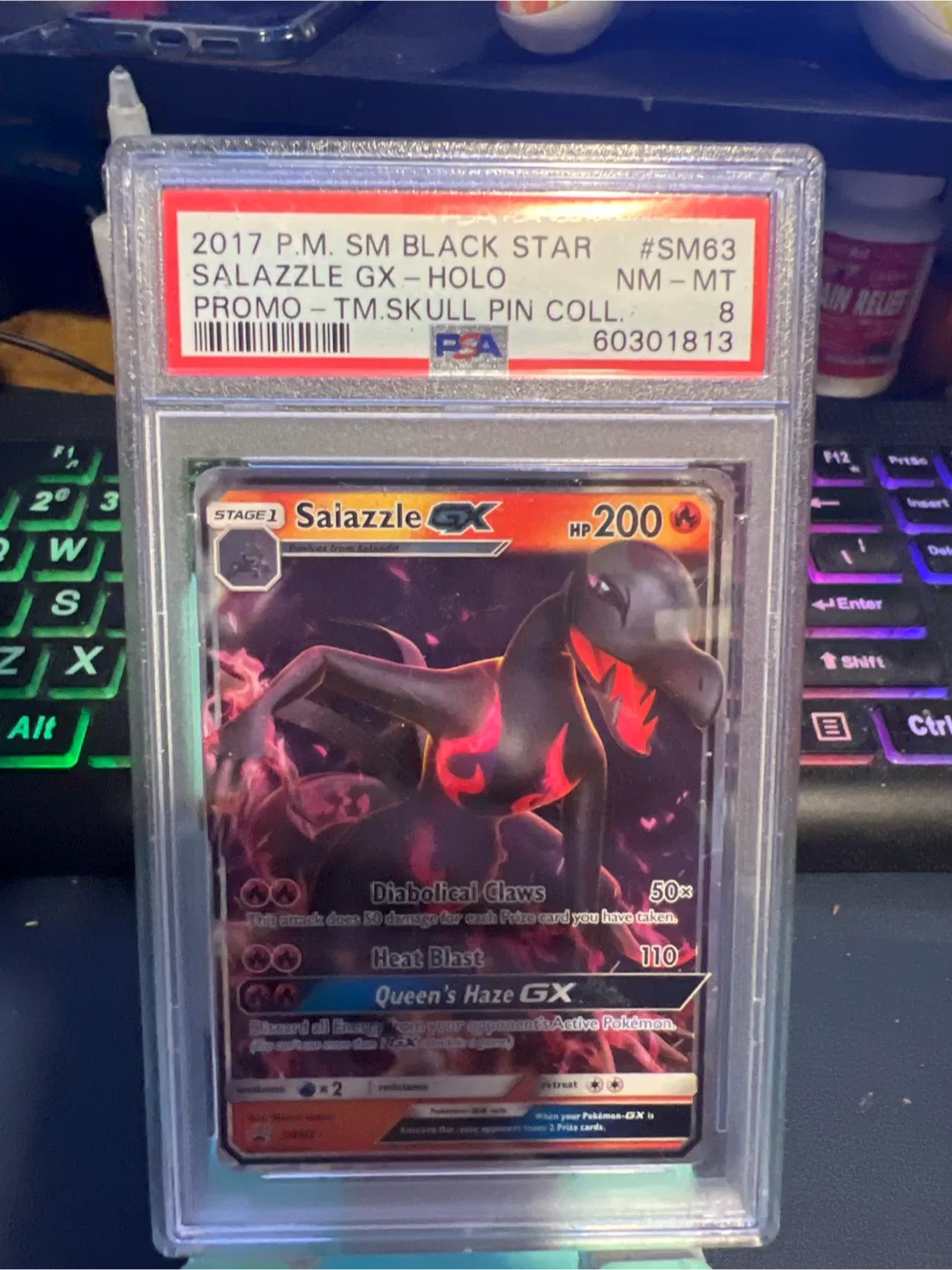 Salazzle GX Holo Promo Pokemon Card thumbnail
