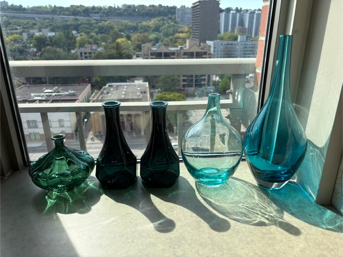 Assorted Vintage IKEA Glass Vases