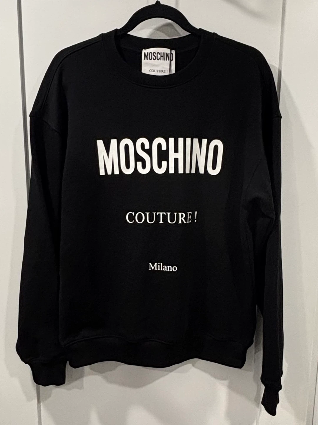 Moschino Couture Sweatshirt New! in Black