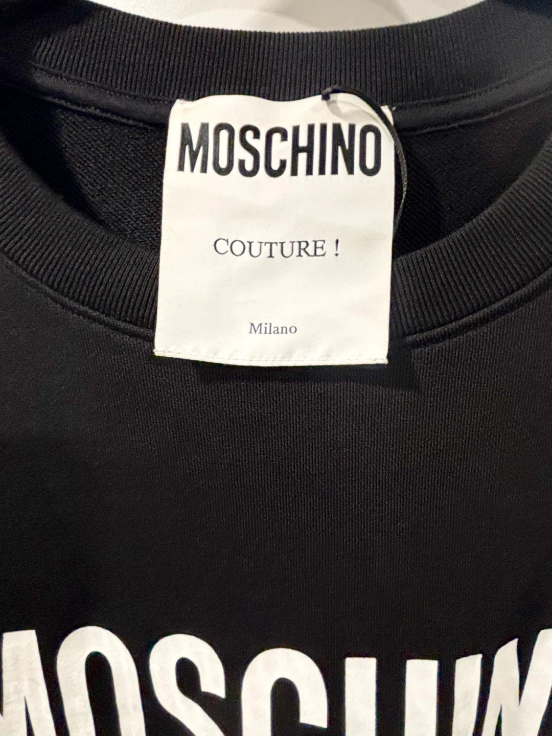Moschino Couture Sweatshirt New! in Black - photo 3