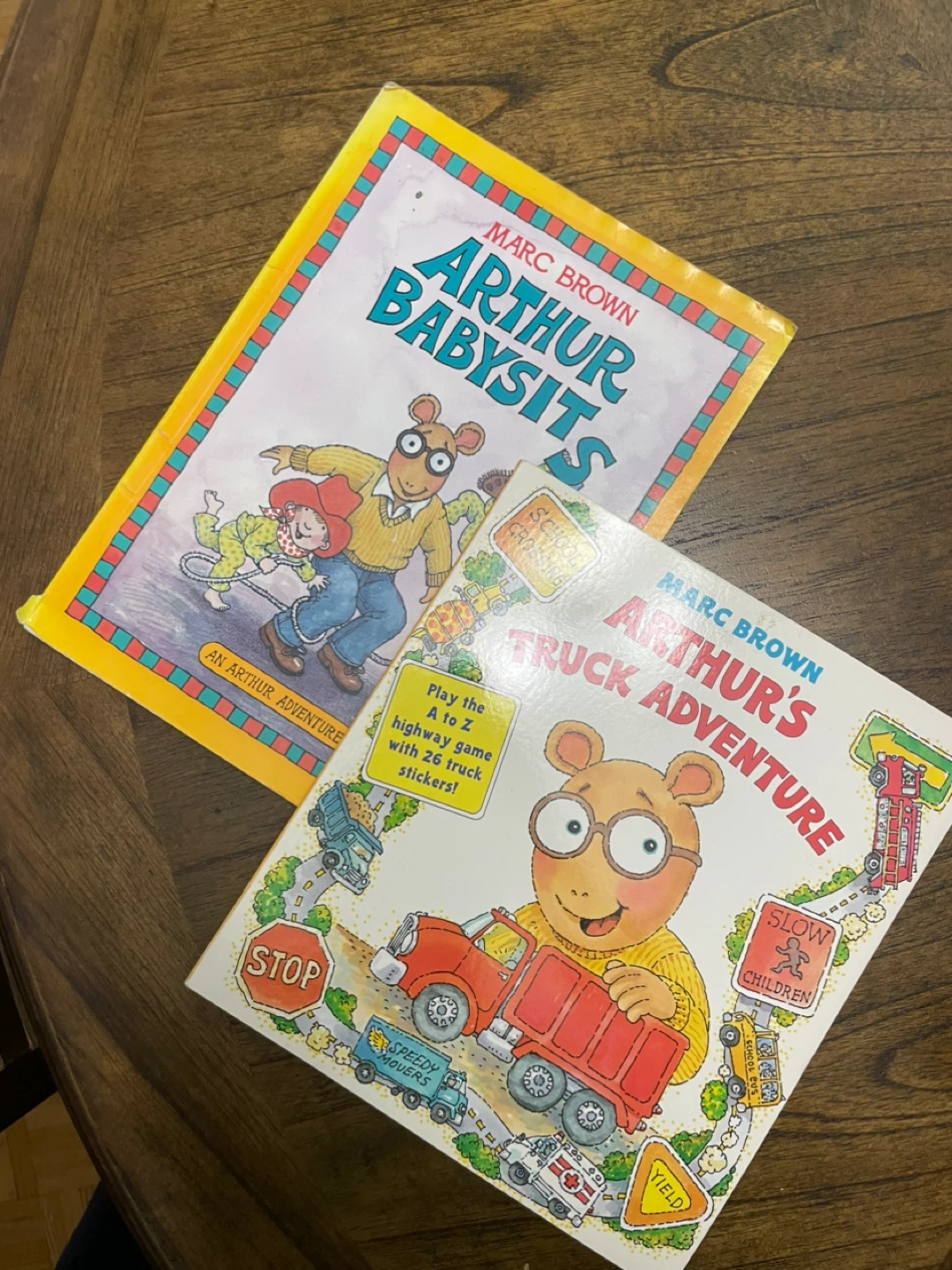 Arthur Babysits & Truck Adventure Books by Marc Brown