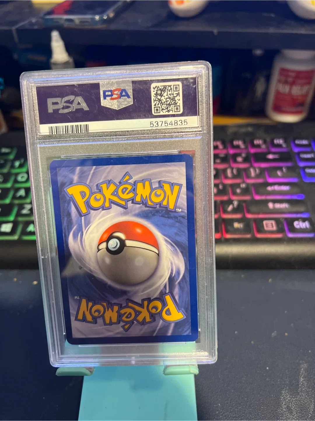 1999 Pokemon Caterpie PSA Mint 9 image indicator(2)