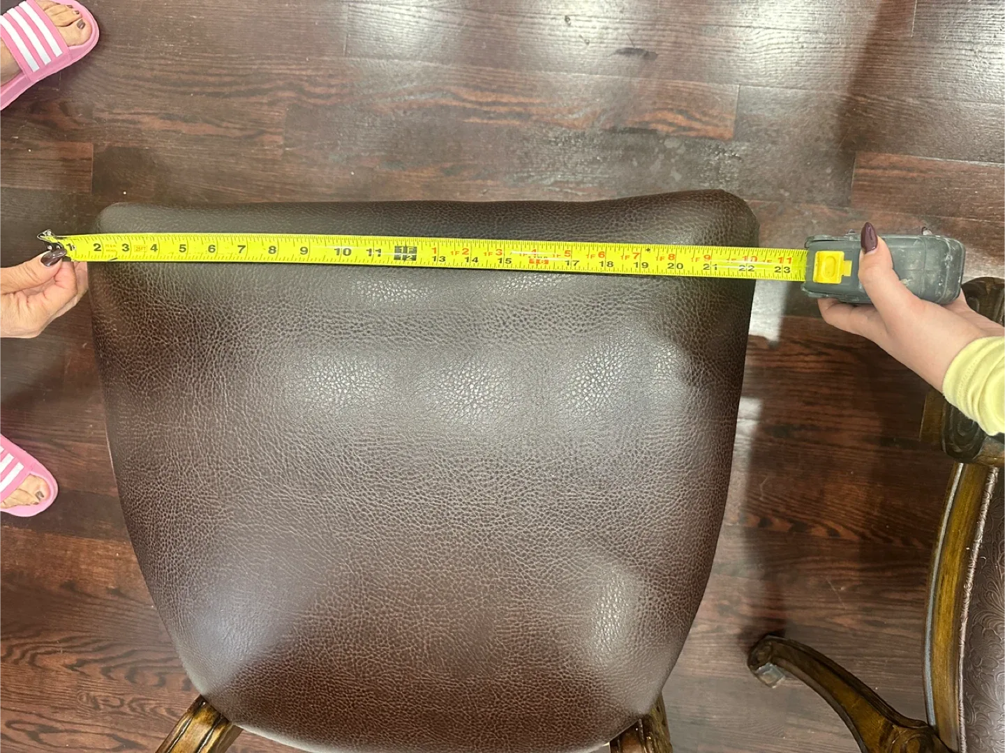 Brown Upholstered Dining Chairs - Set of 6 image indicator(4)