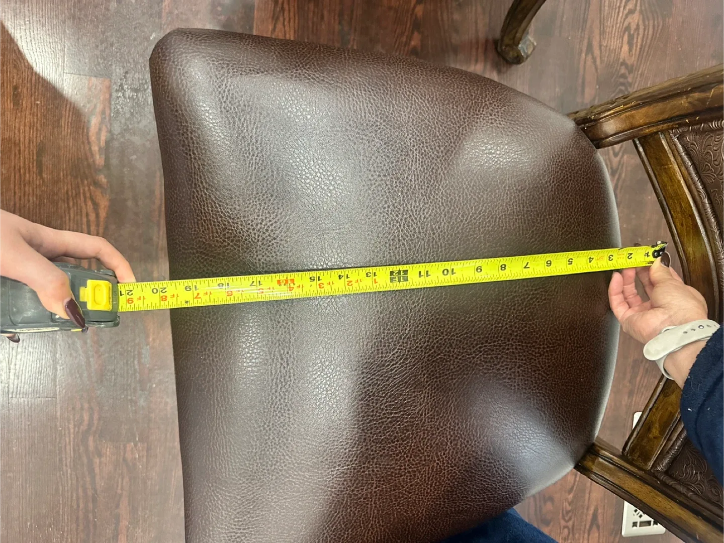 Brown Upholstered Dining Chairs - Set of 6 image indicator(5)