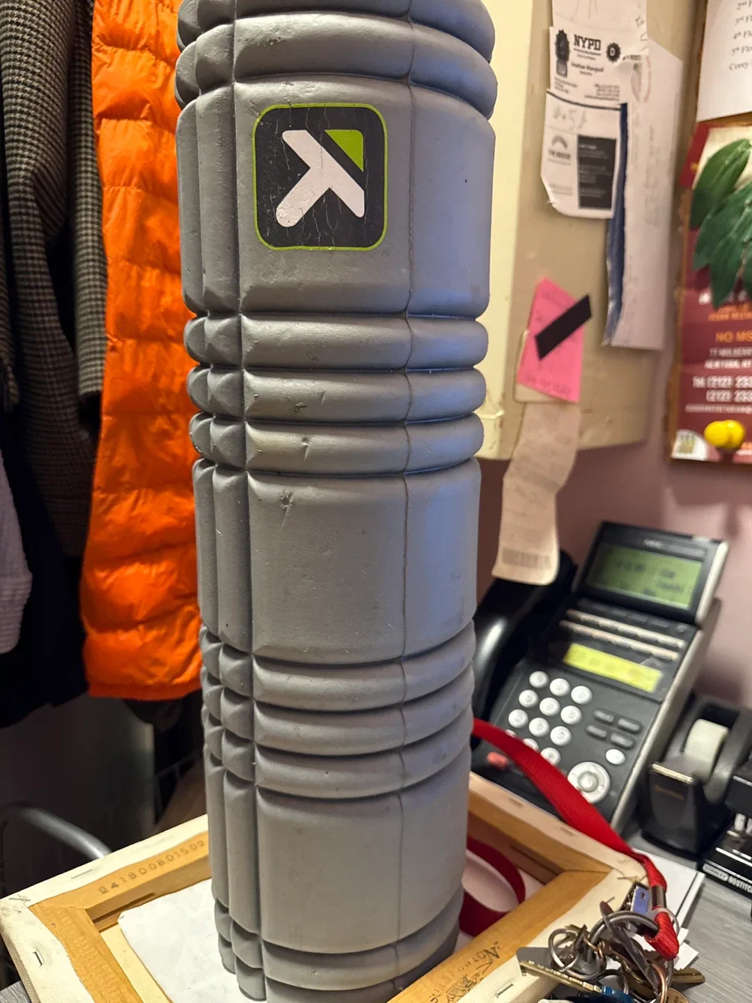 Amazon Basics Blue Yoga Mat& extra image indicator(2)