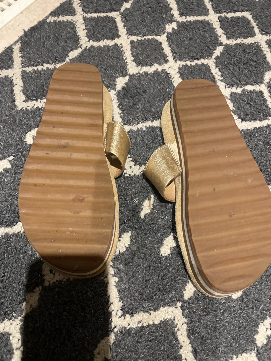 Michael Kors Gold Sandals - Size 8M - photo 4