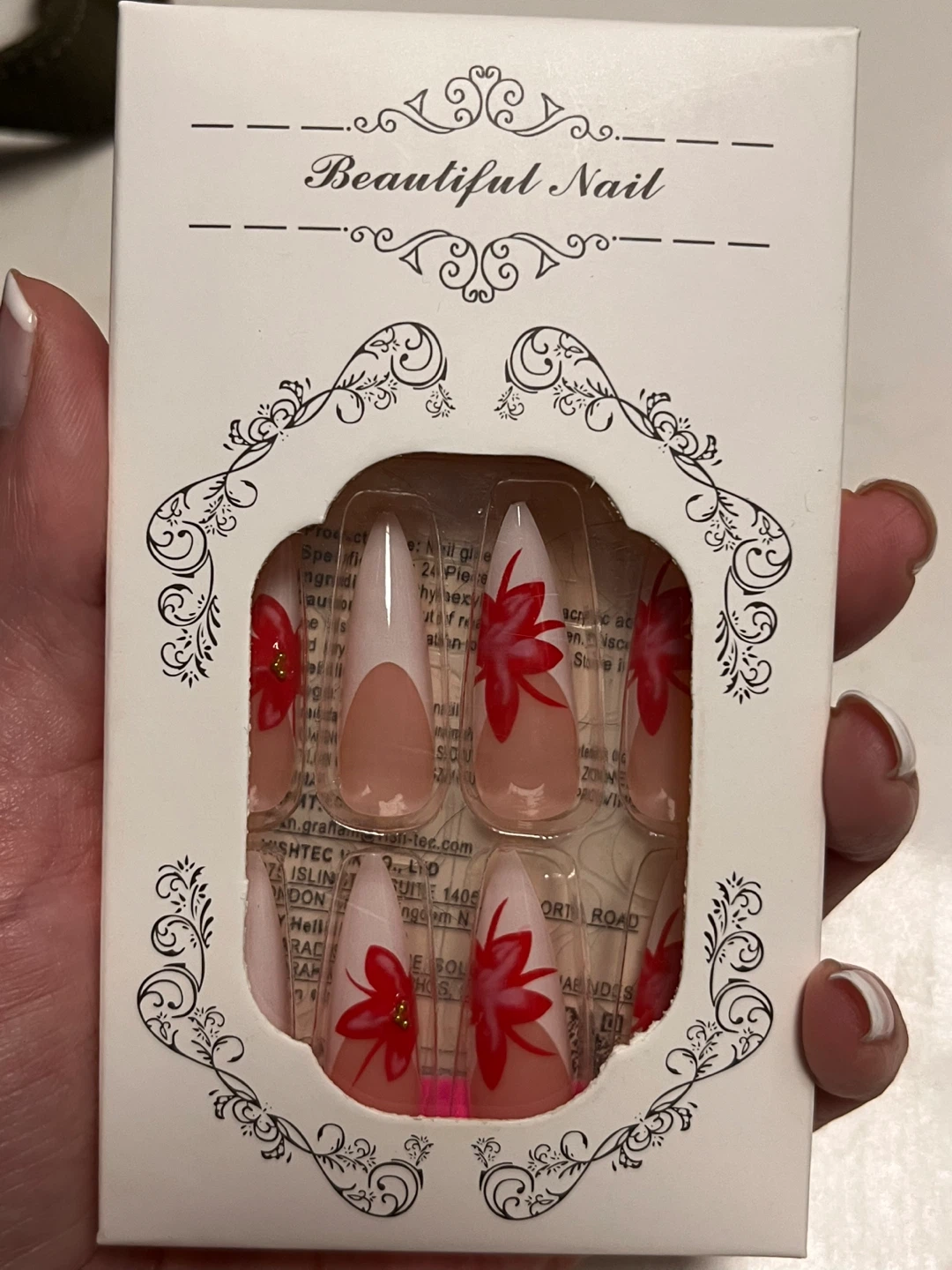 NEW Floral Press-on Nails