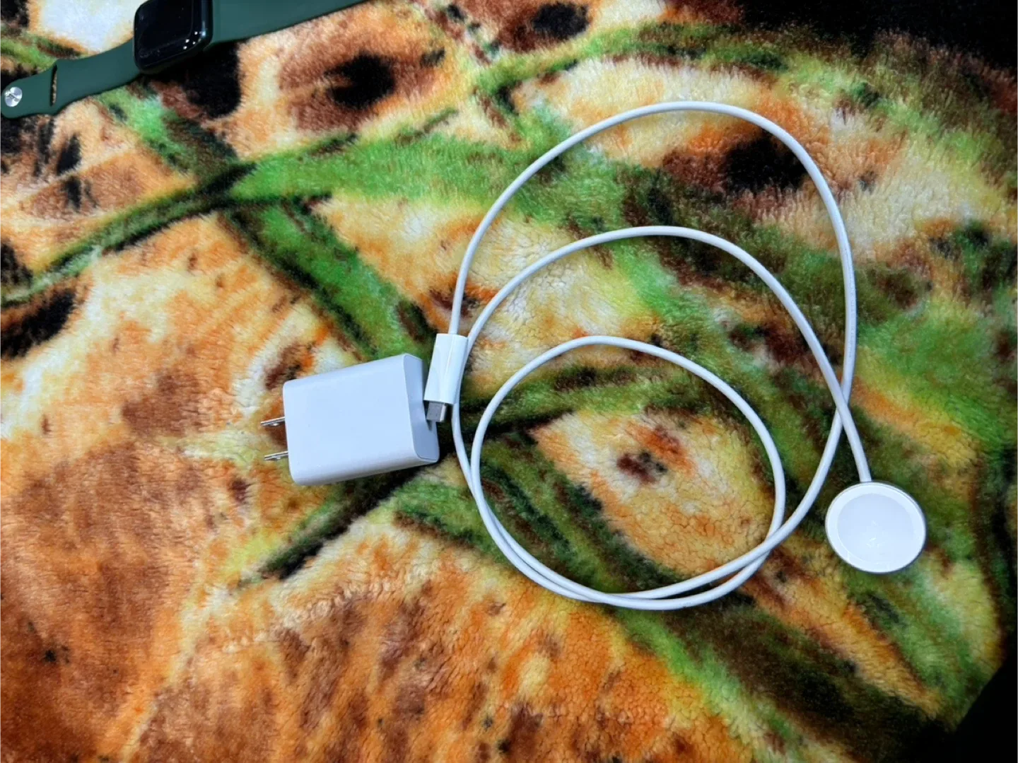 Apple Watch Green with Charger image indicator(5)
