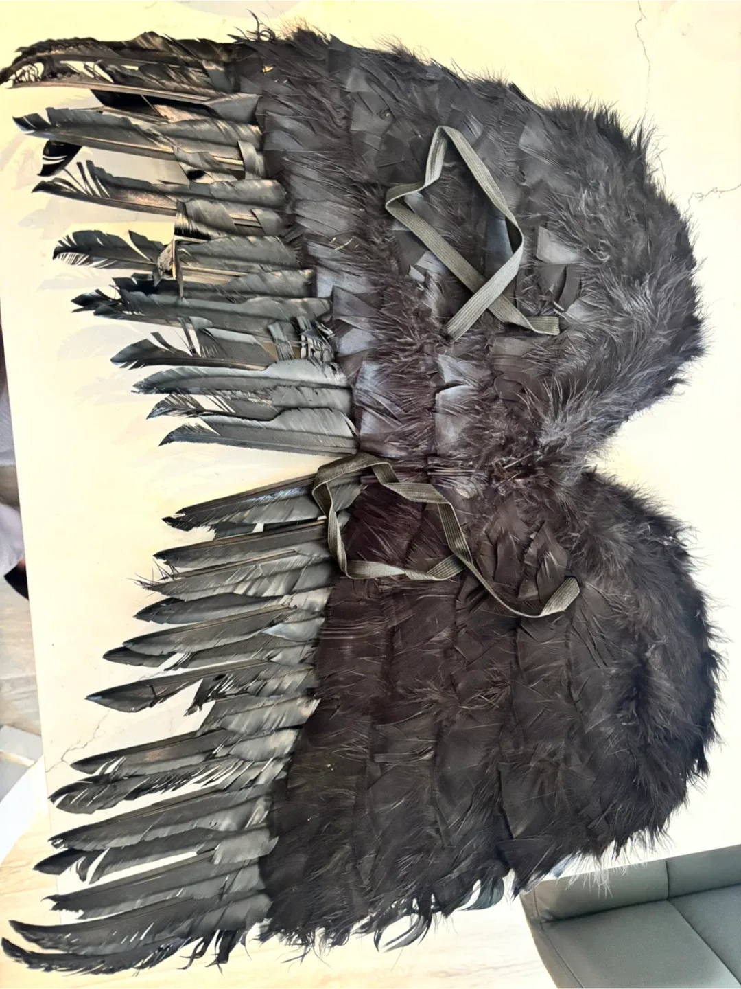 Black Corset and Feather Wings Costume image indicator(2)