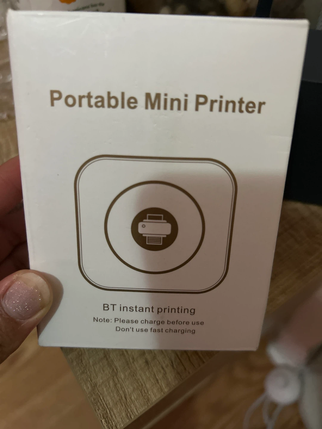 Portable Mini Printer - New White