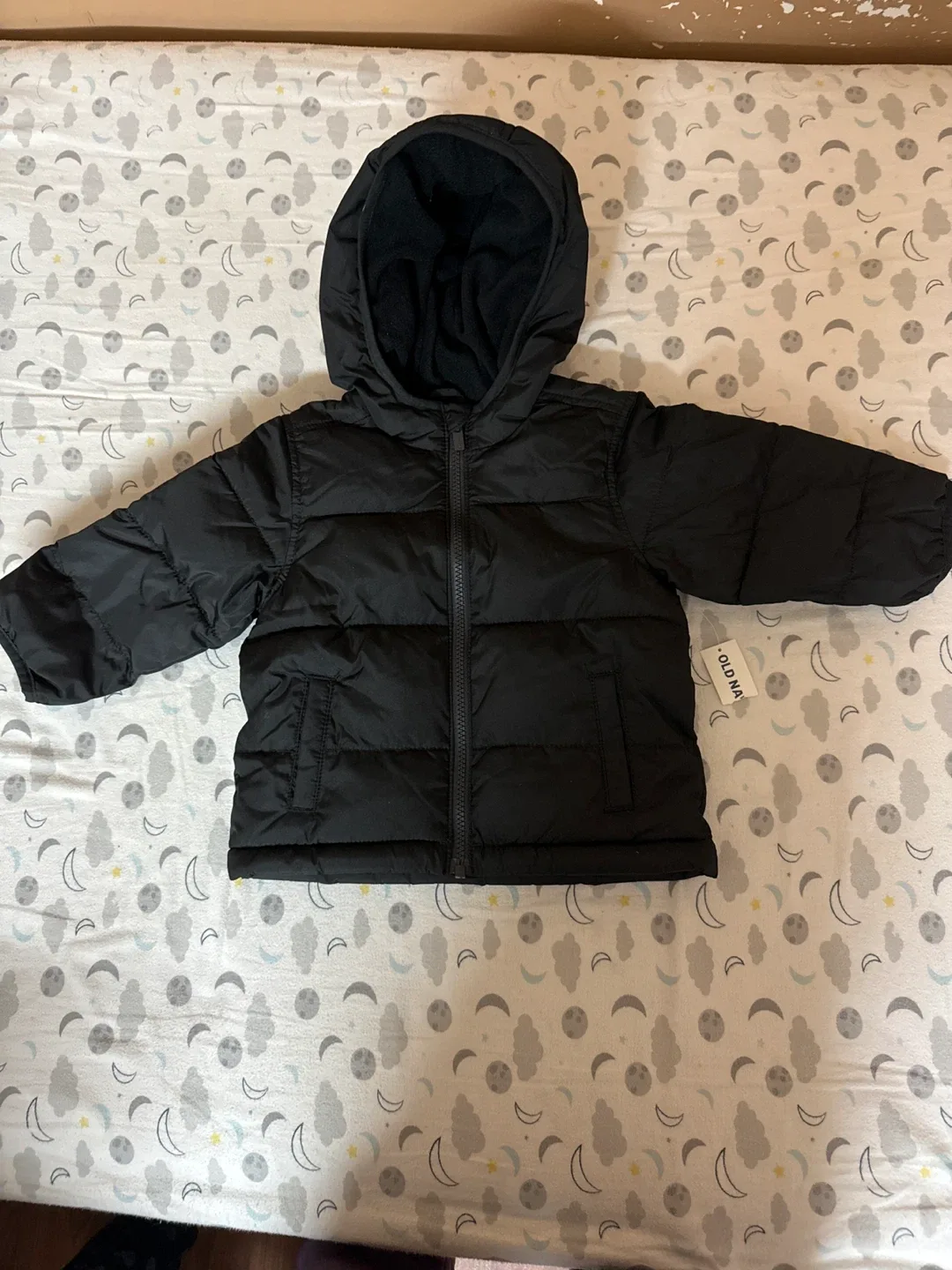 Old Navy Black Puffer Jacket 18-24 Months