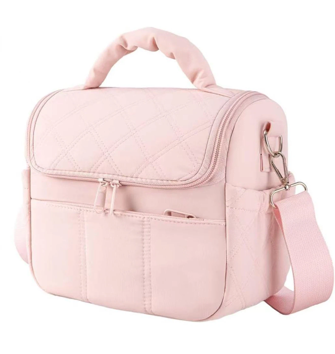 Pink Insulated Lunch Bag - 7L Capacity