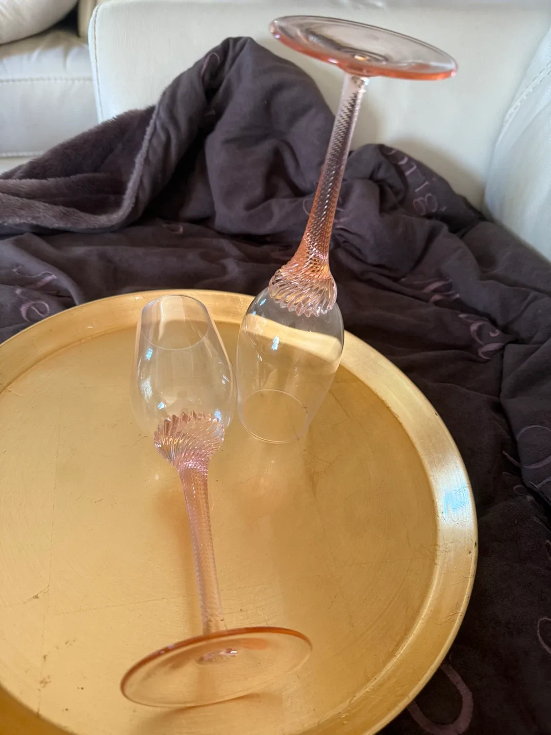 Pink Champagne Glasses - Set of 2 image indicator(2)