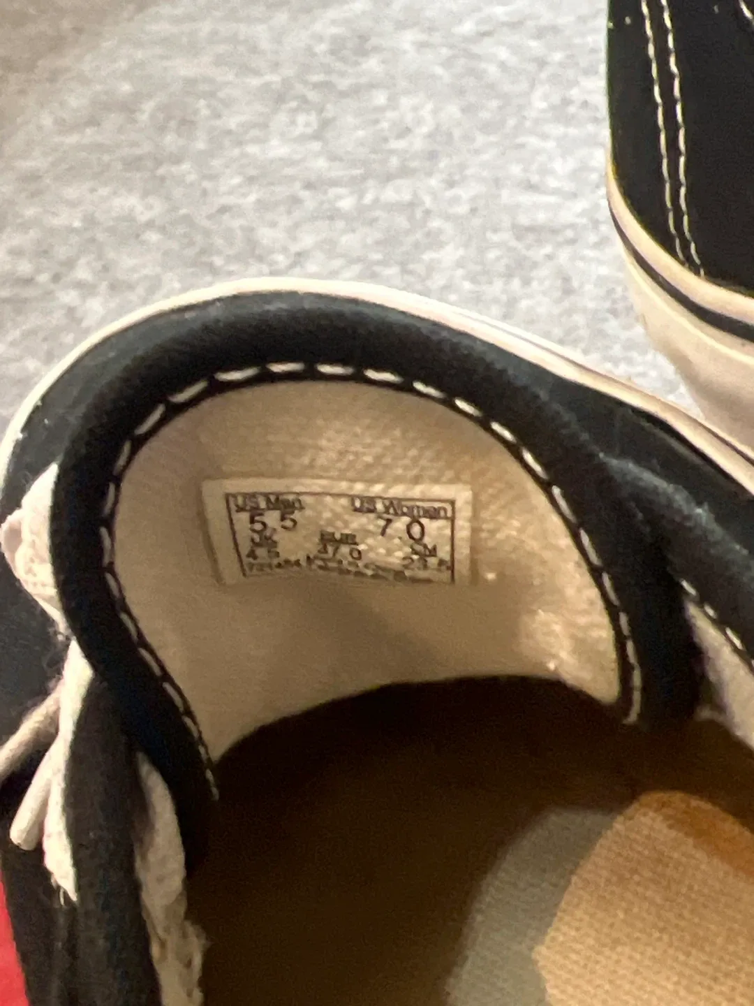 Vans Authentic Black Shoes - Women's Size 7 image indicator(2)