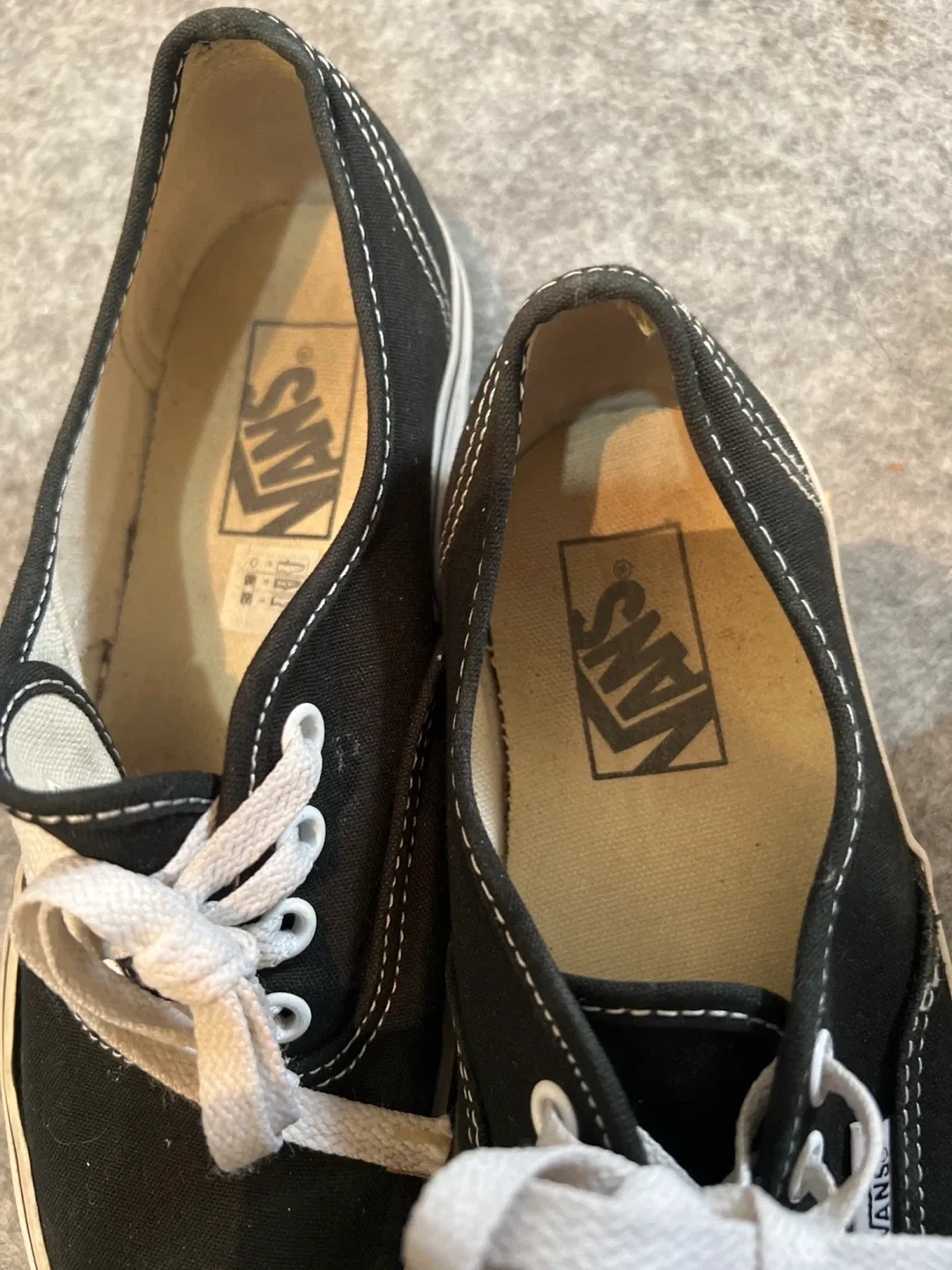 Vans Authentic Black Shoes - Women's Size 7 image indicator(4)