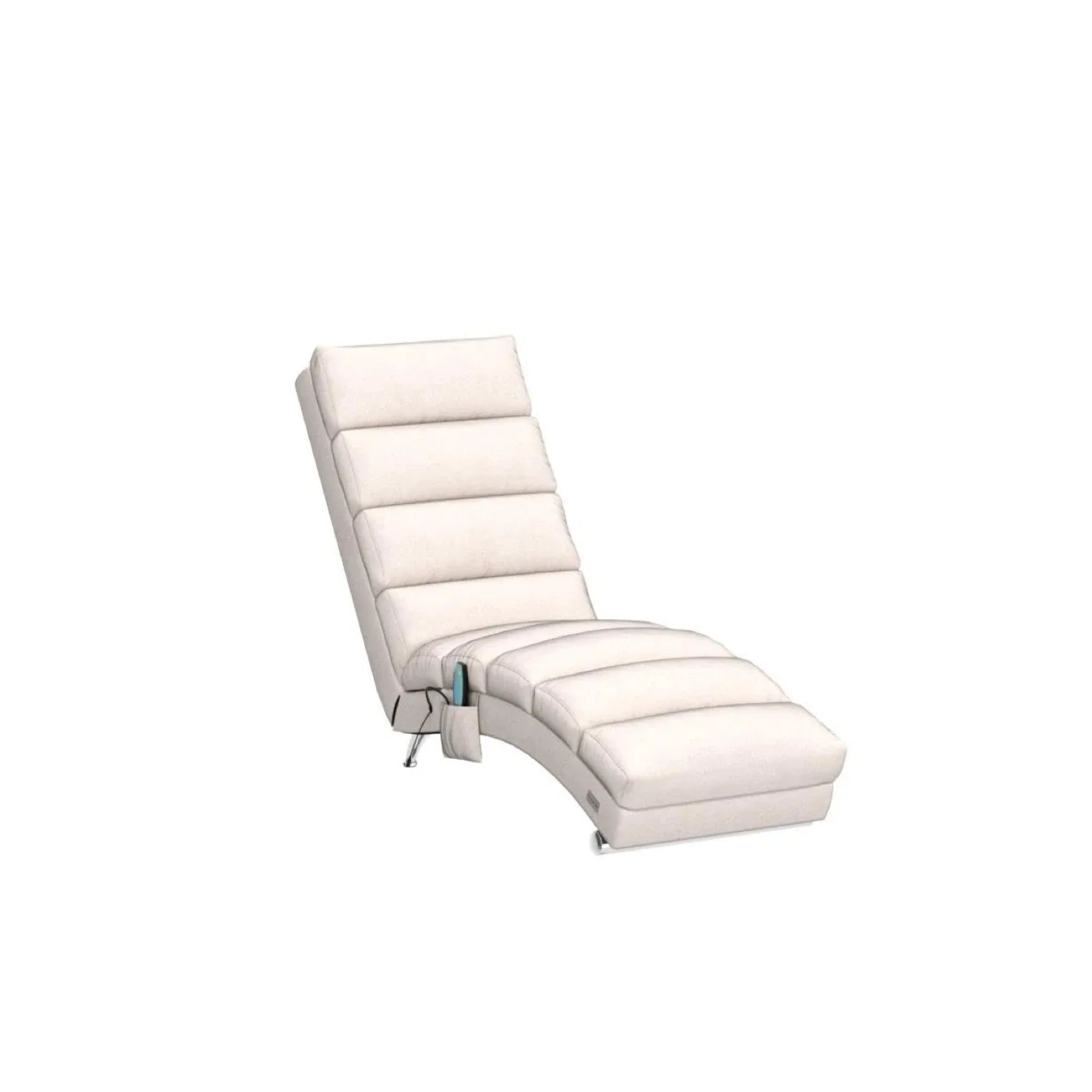 HomSof Armless Beige Chaise Lounge Chair image indicator(5)