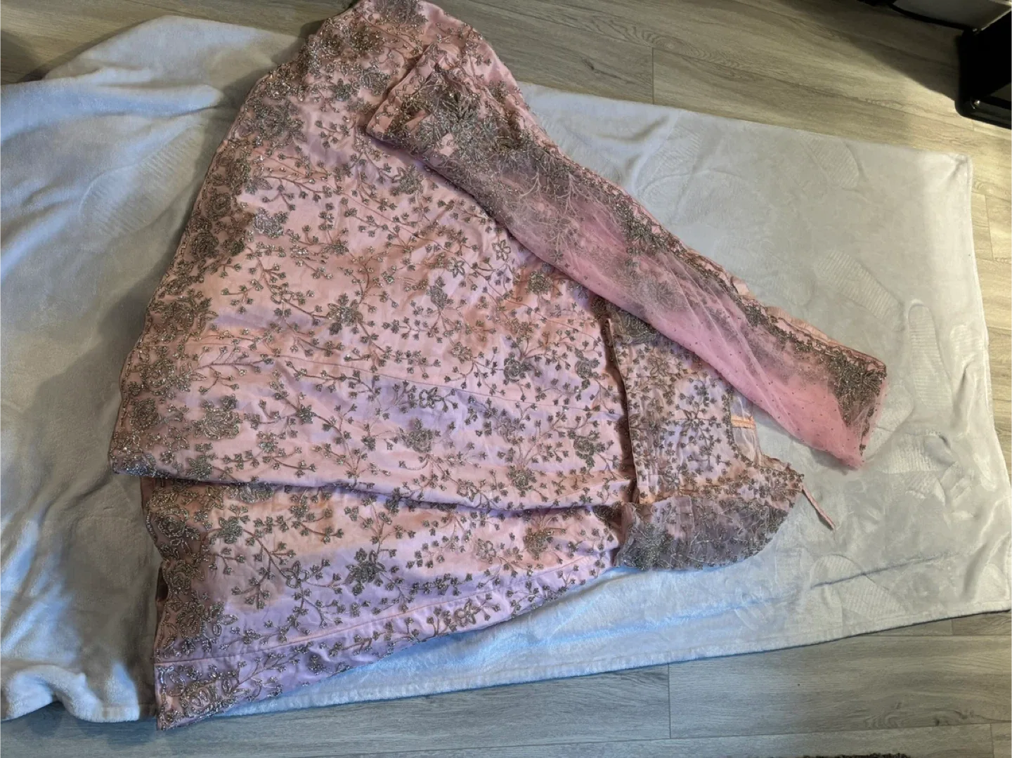 Pink Embroidered Lehenga Choli Set image indicator(2)