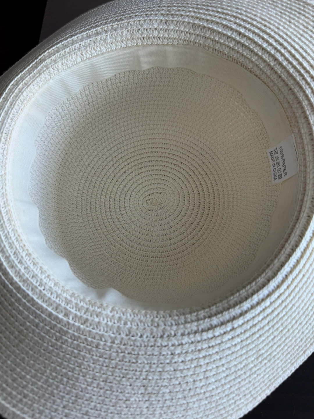 Cream Sun Hat with Tassels - Size 22.83" - photo 5