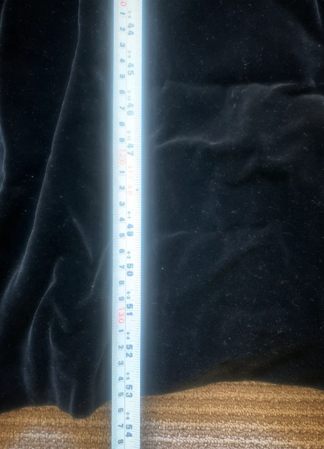 Vintage Liptons Black Velvet Floor Length Coat - Size 6 image indicator(6)