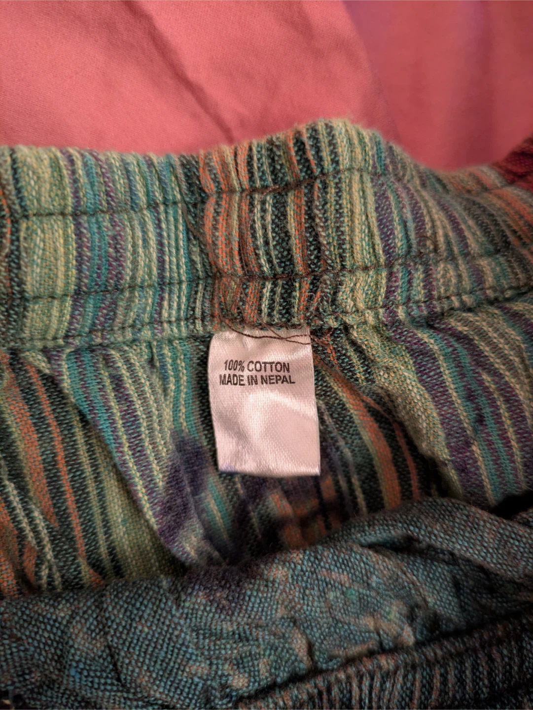 Patchwork Cotton Pants - Made in Nepal - photo 4