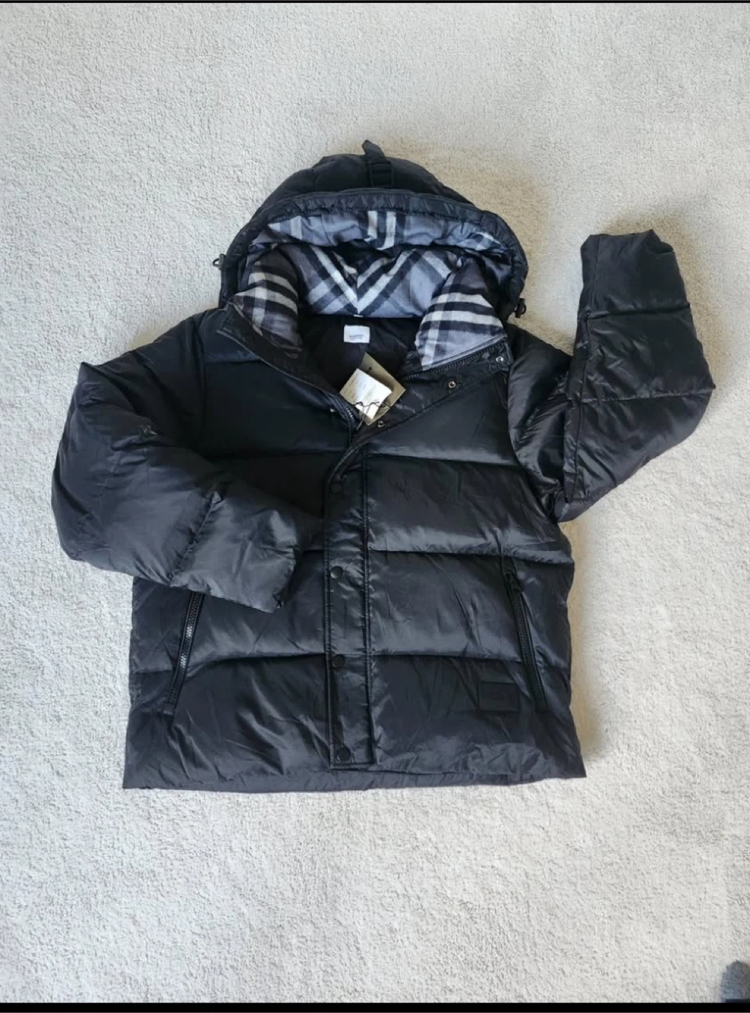 Burberry Black Puffer Jacket - photo 2