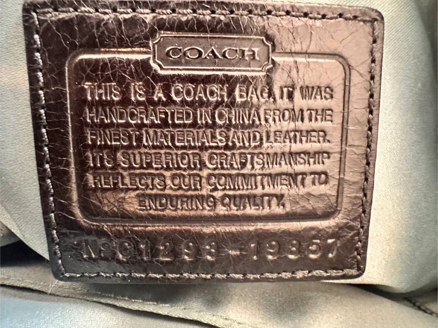 Coach Black Leather Quilted Handbag image indicator(3)