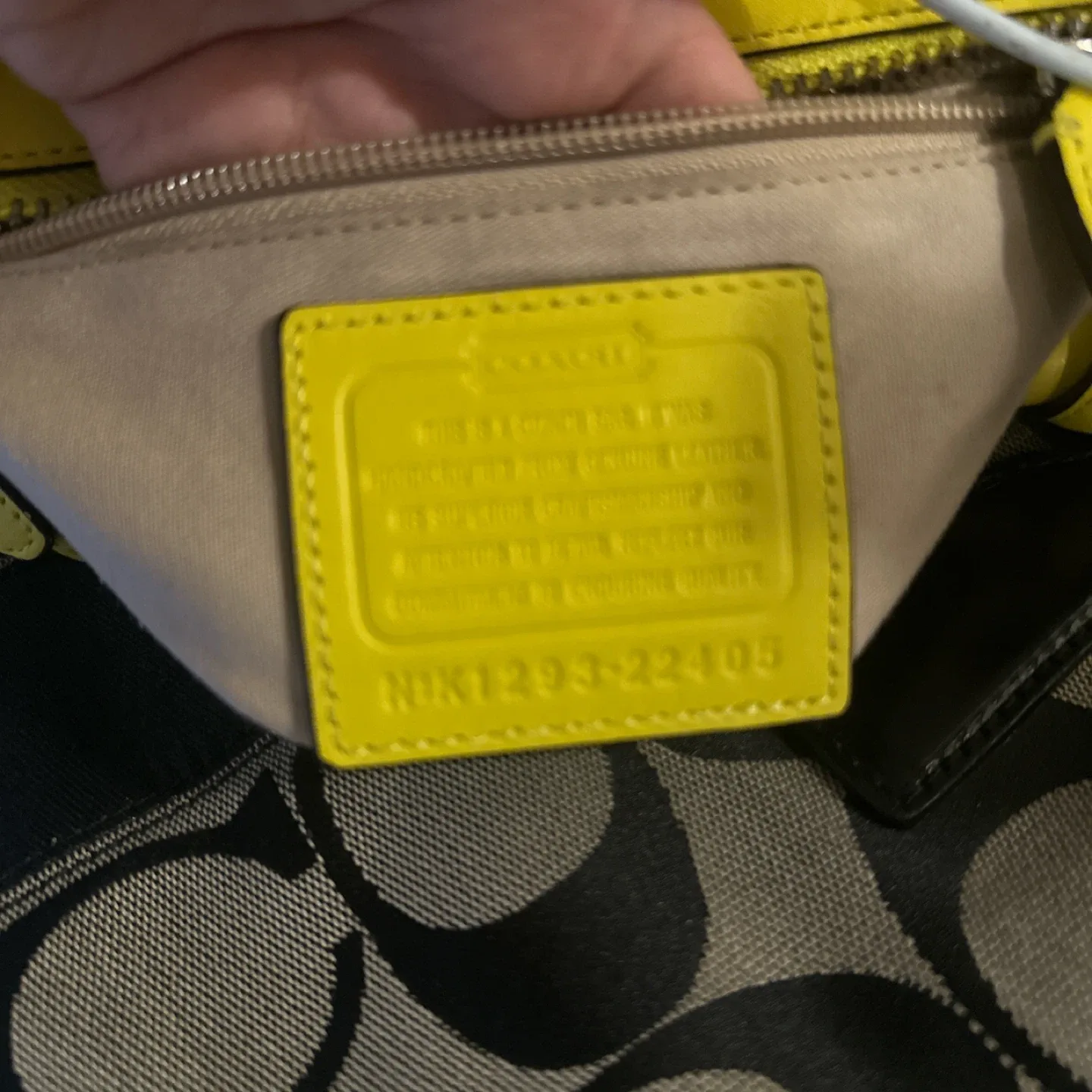 Legacy Coach Yellow Leather  Bag image indicator(2)