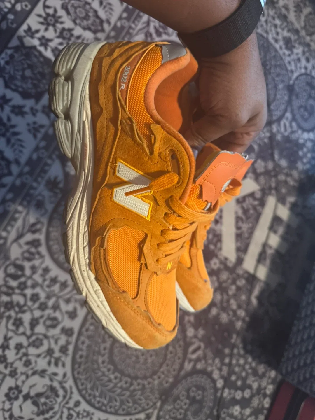 New Balance 2002R Orange Sneakers thumbnail