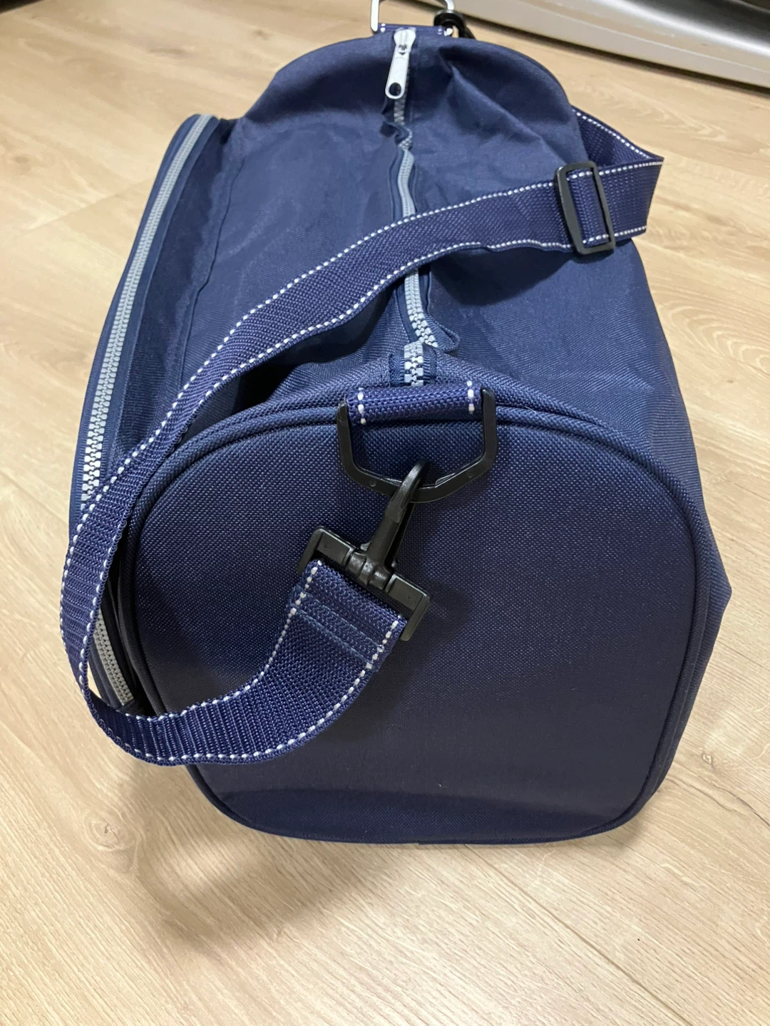 Duffel bag shoulder bag blue
