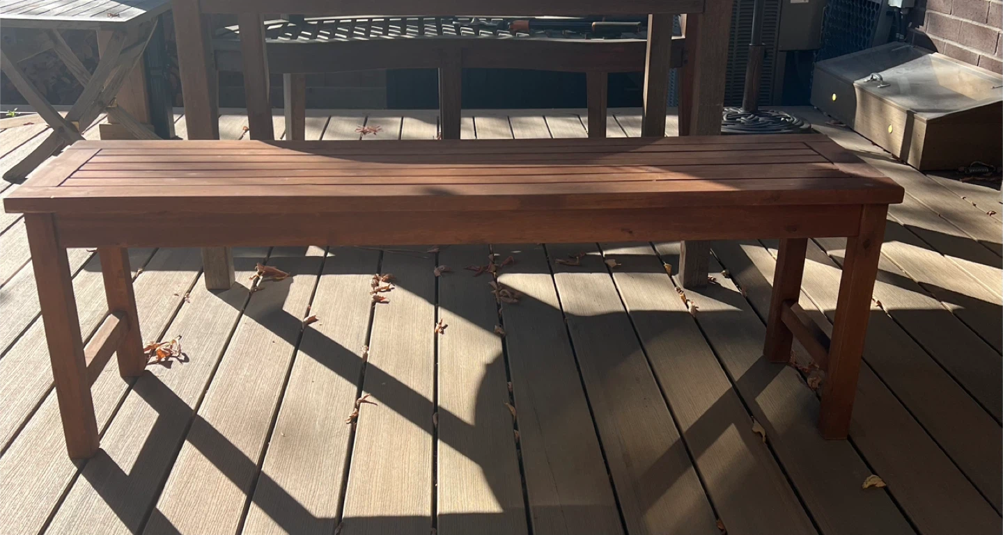 Wooden Outdoor Bench