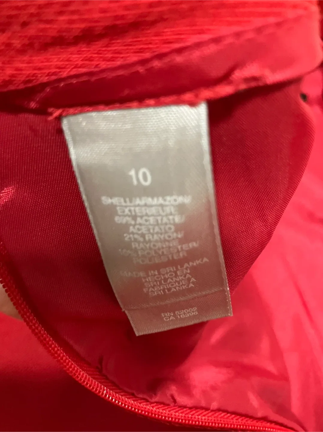 Red skirt bottom dress image indicator(4)