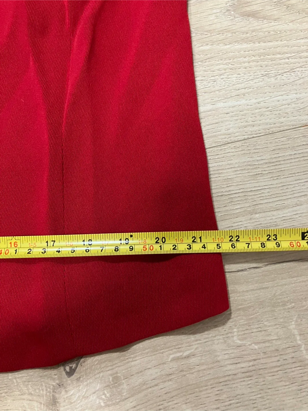 Red skirt bottom dress image indicator(8)