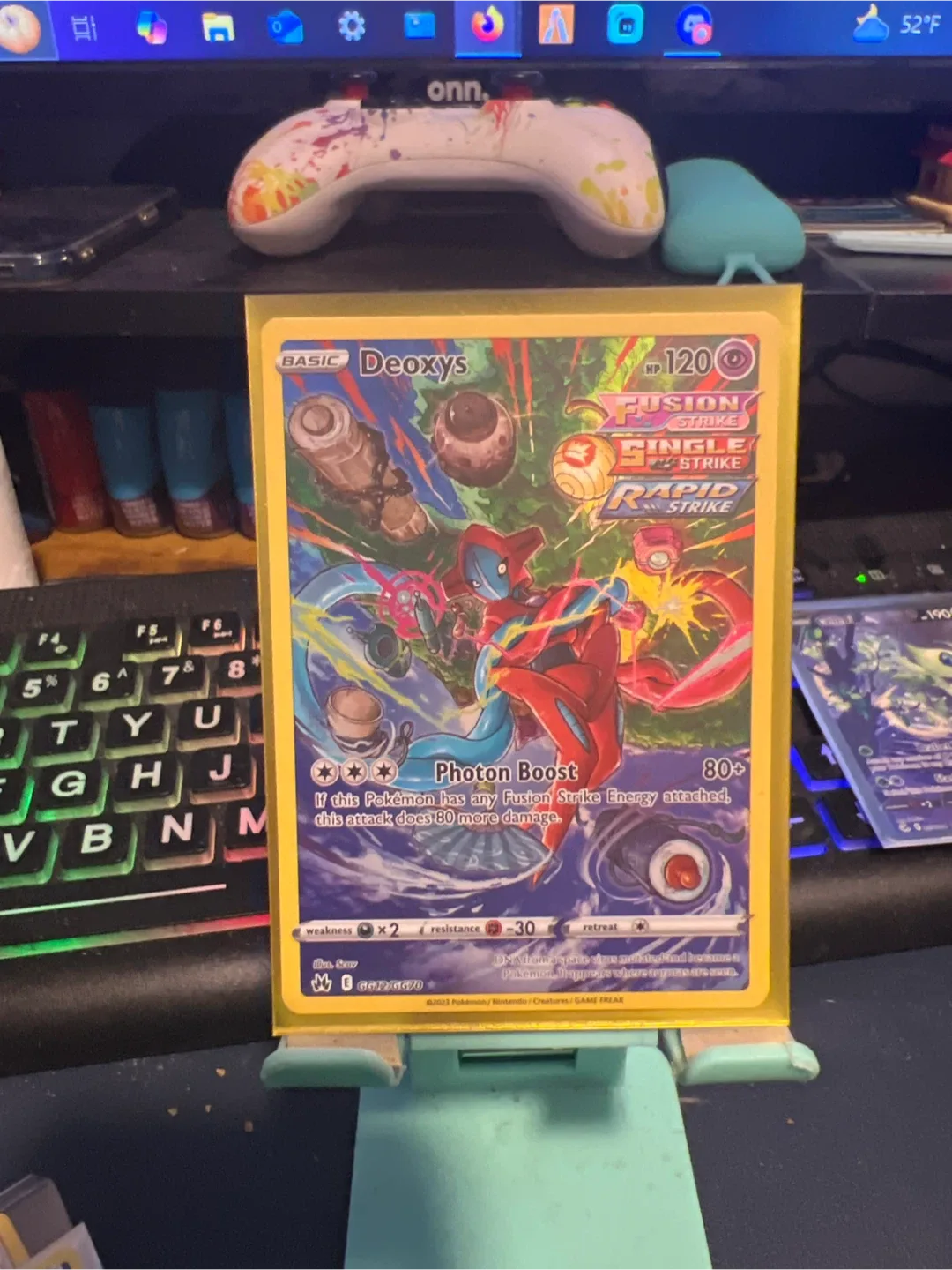 Deoxys Pokemon Trading Card thumbnail