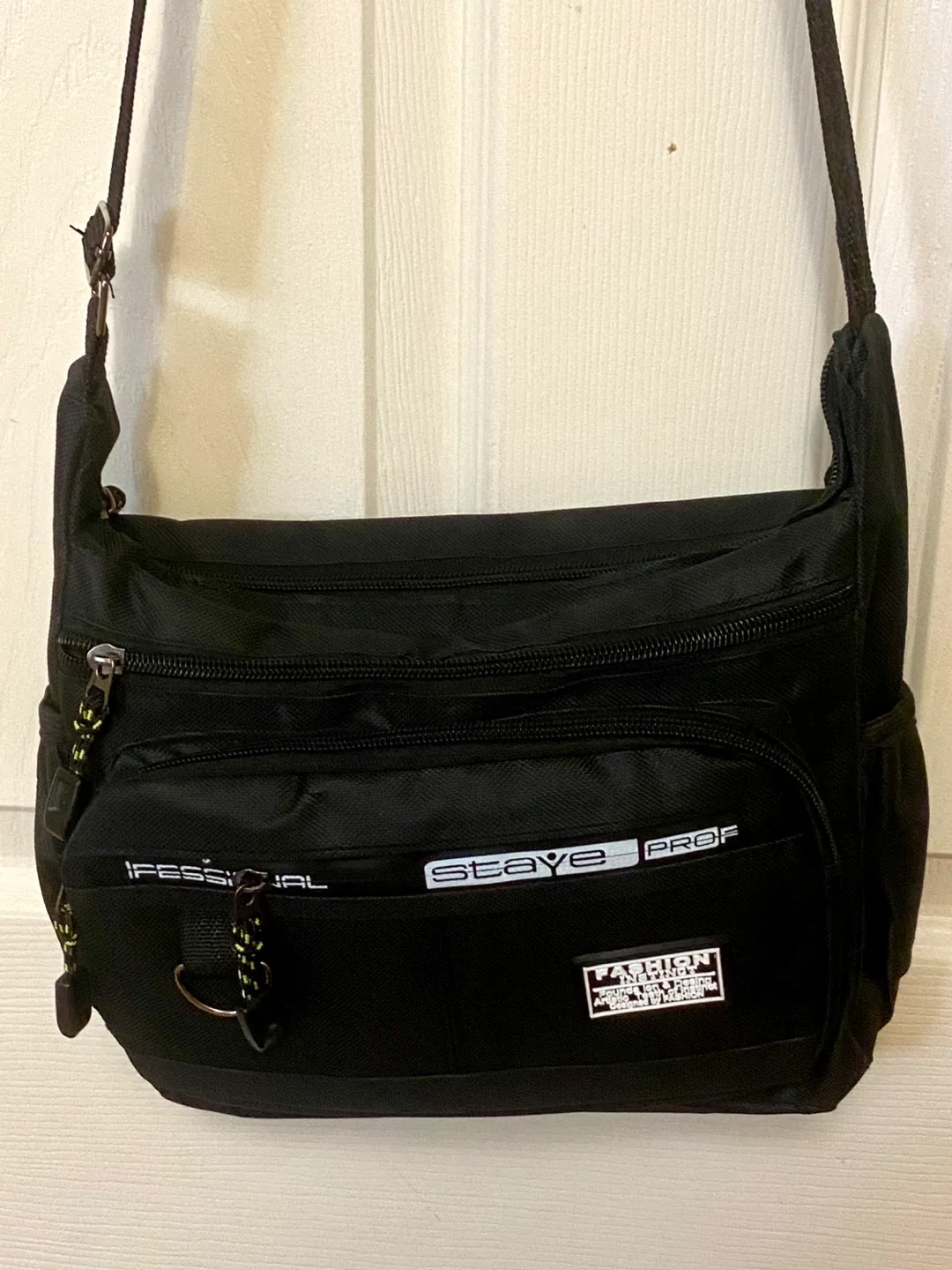 Staye Prof Black Messenger Bag thumbnail